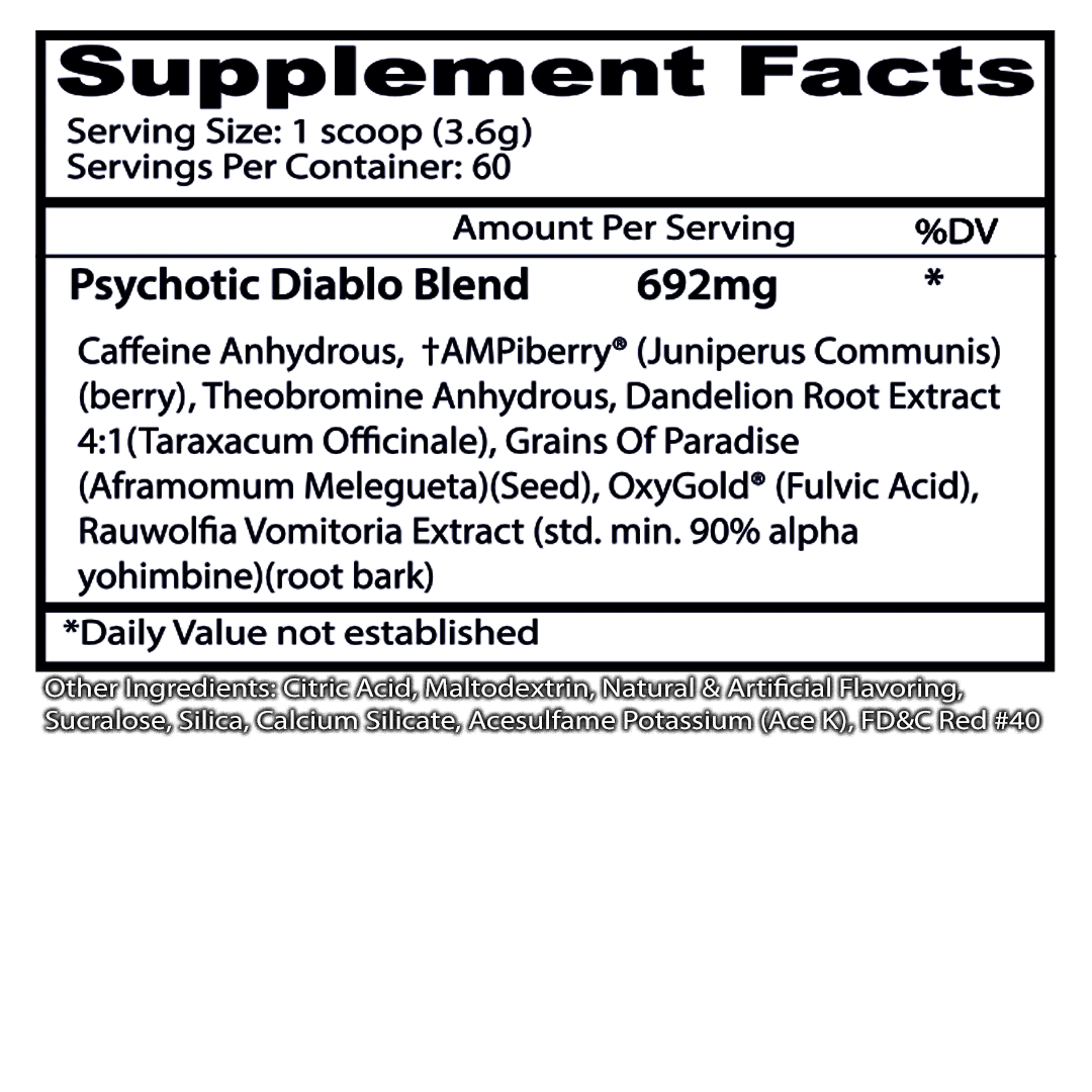 Psychotic Diablo Powder - Cherry Lemonade - Imagen 2