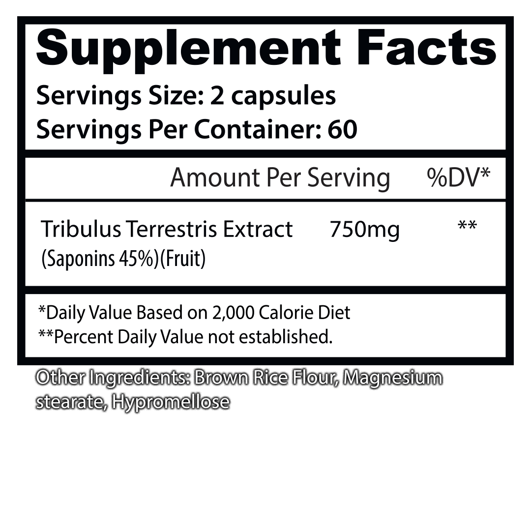 Asylum Cabinet Tribulus Capsules - Imagen 2