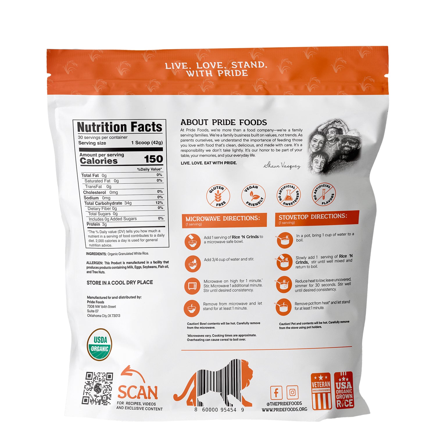 Rice 'N Grinds - Natural Hot Rice Cereal - Imagen 2
