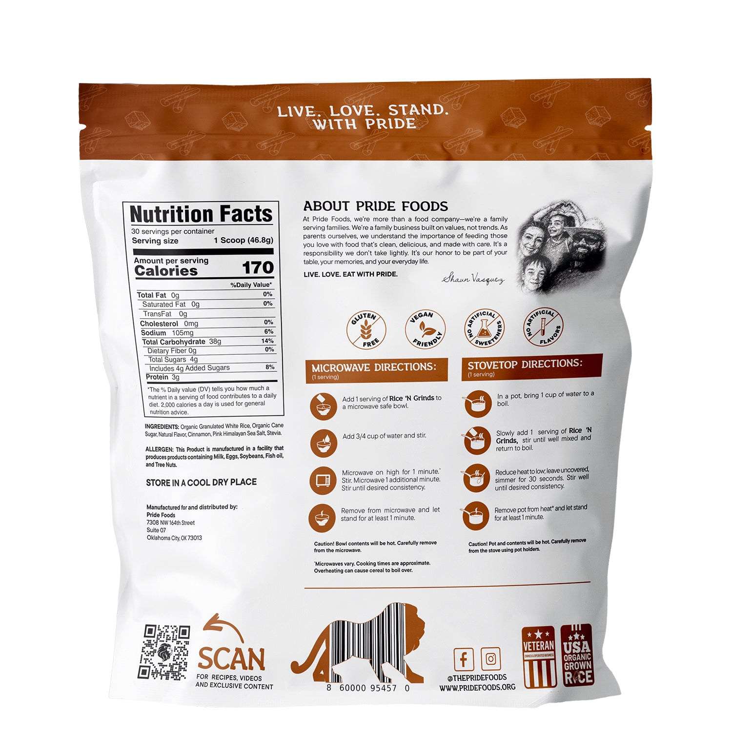 Rice 'N Grinds - Natural Hot Rice Cereal - Imagen 4