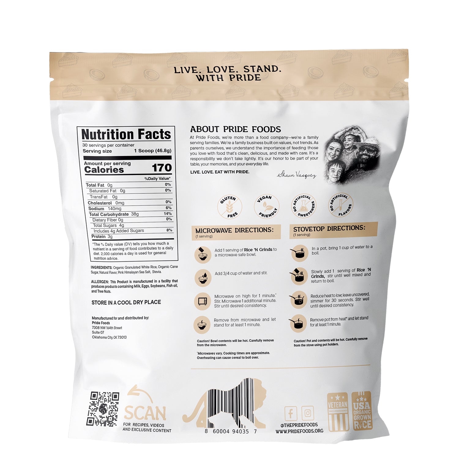 Rice 'N Grinds - Natural Hot Rice Cereal - Imagen 8