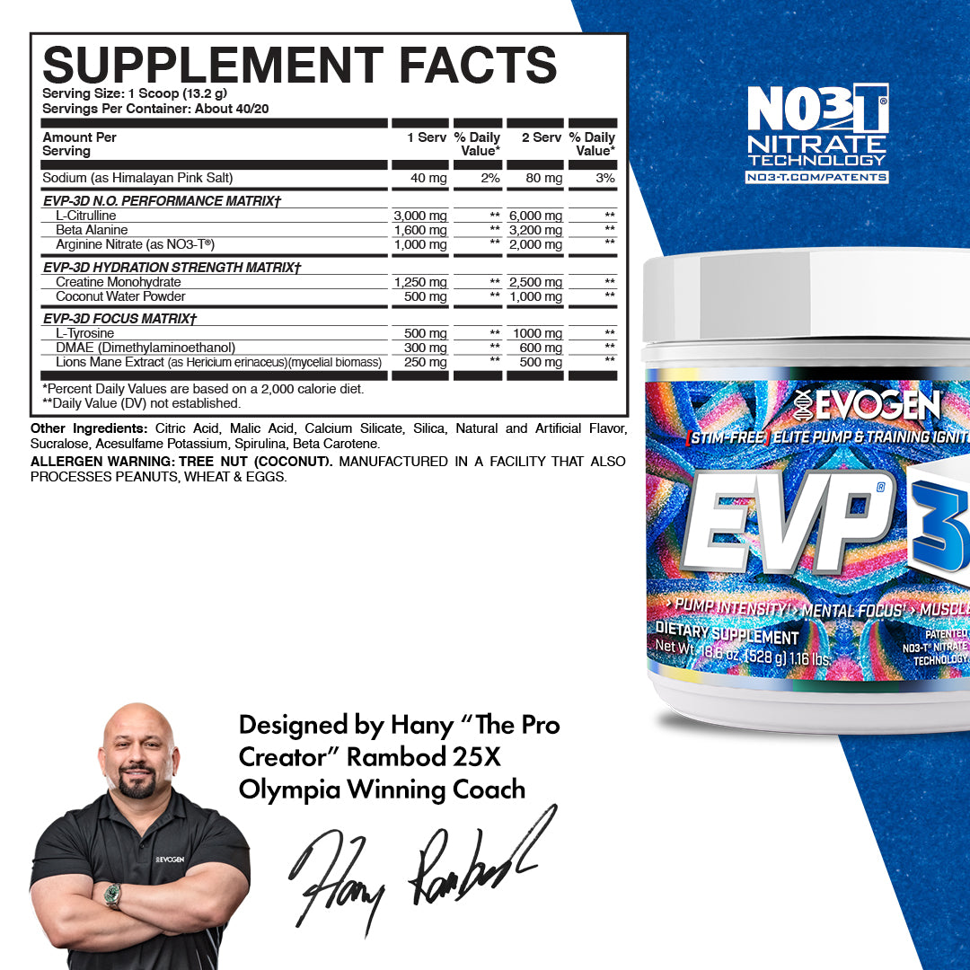 EVP-3D Non-Stim Pre-Workout - Imagen 41