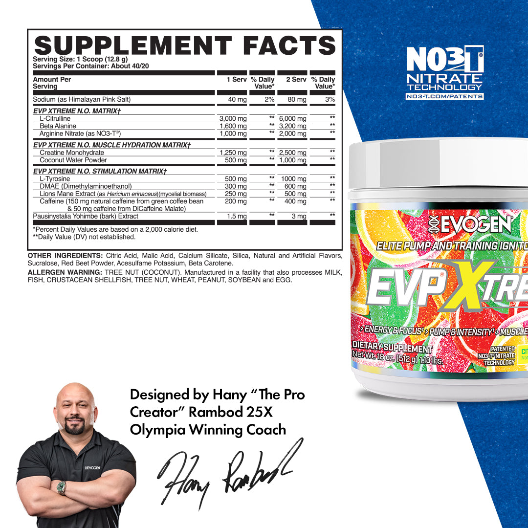 EVP Xtreme N.O. High-Stim Pre-Workout - Imagen 17
