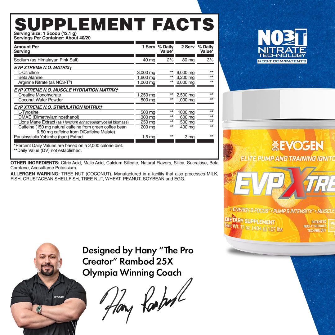 EVP Xtreme N.O. High-Stim Pre-Workout - Imagen 8