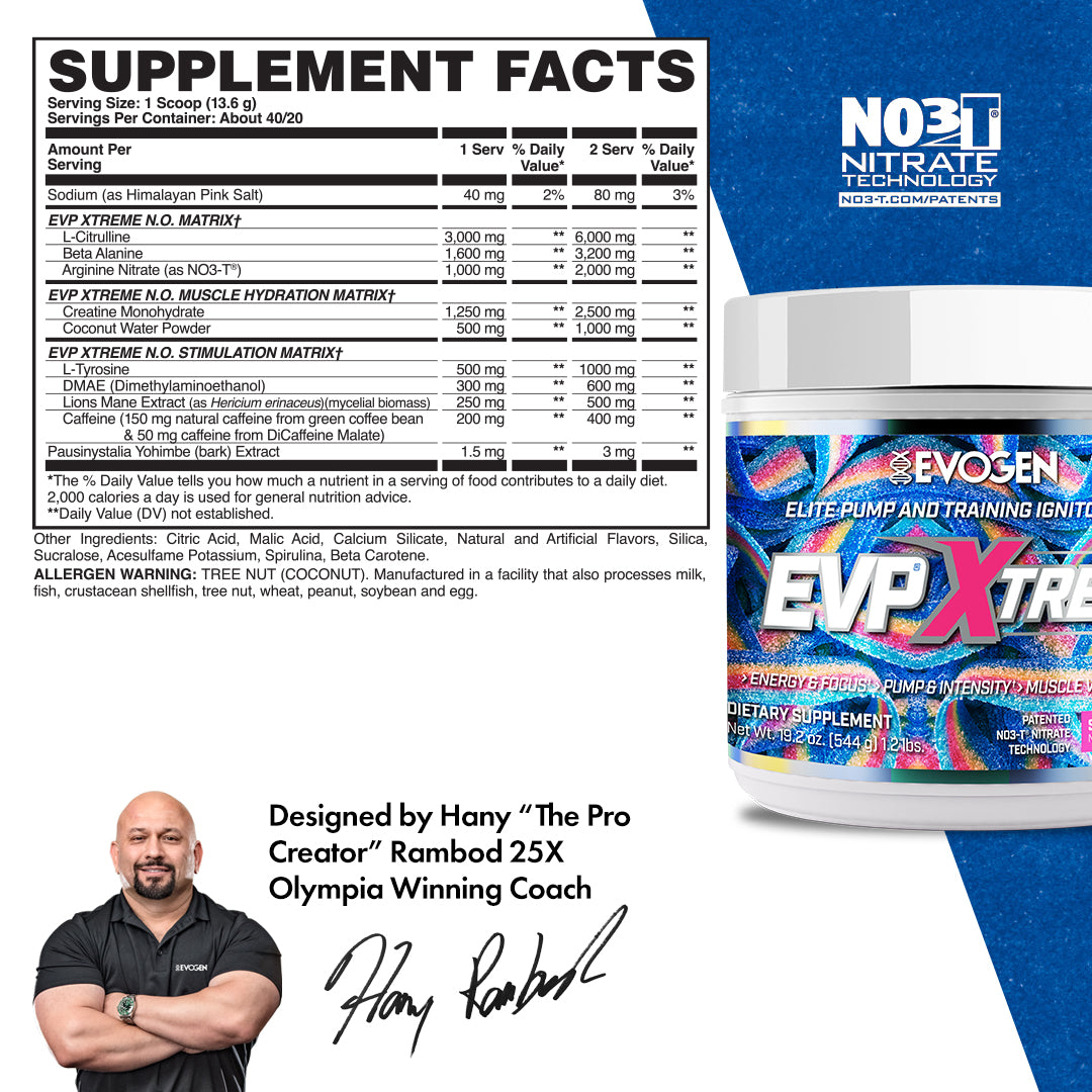 EVP Xtreme N.O. High-Stim Pre-Workout - Imagen 35