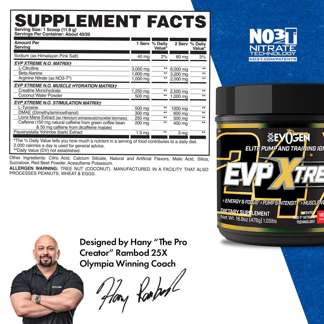 EVP Xtreme N.O. High-Stim Pre-Workout - Imagen 26