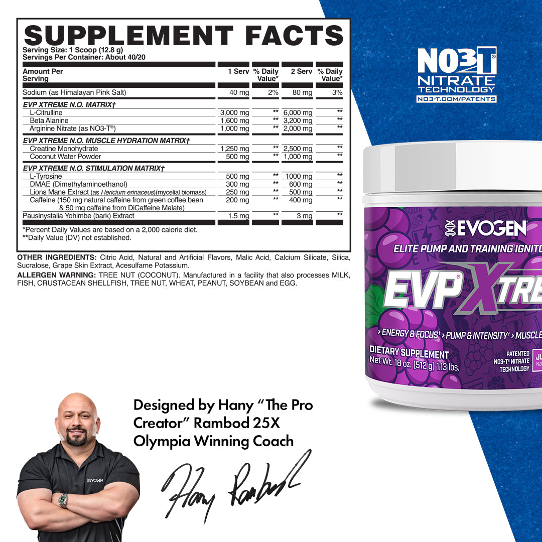 EVP Xtreme N.O. High-Stim Pre-Workout - Imagen 32