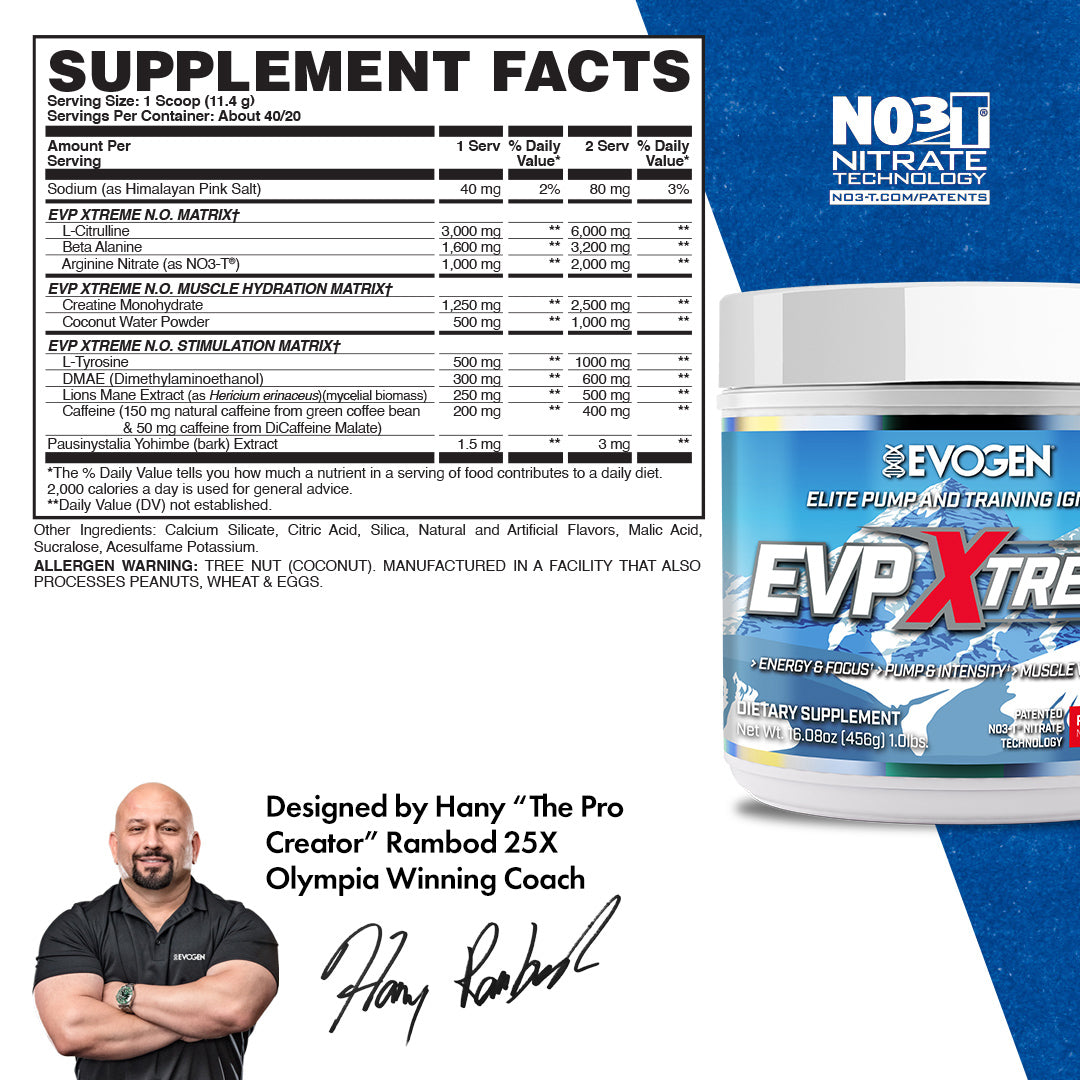 EVP Xtreme N.O. High-Stim Pre-Workout - Imagen 11