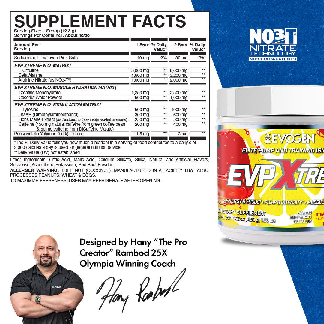 EVP Xtreme N.O. High-Stim Pre-Workout - Imagen 23