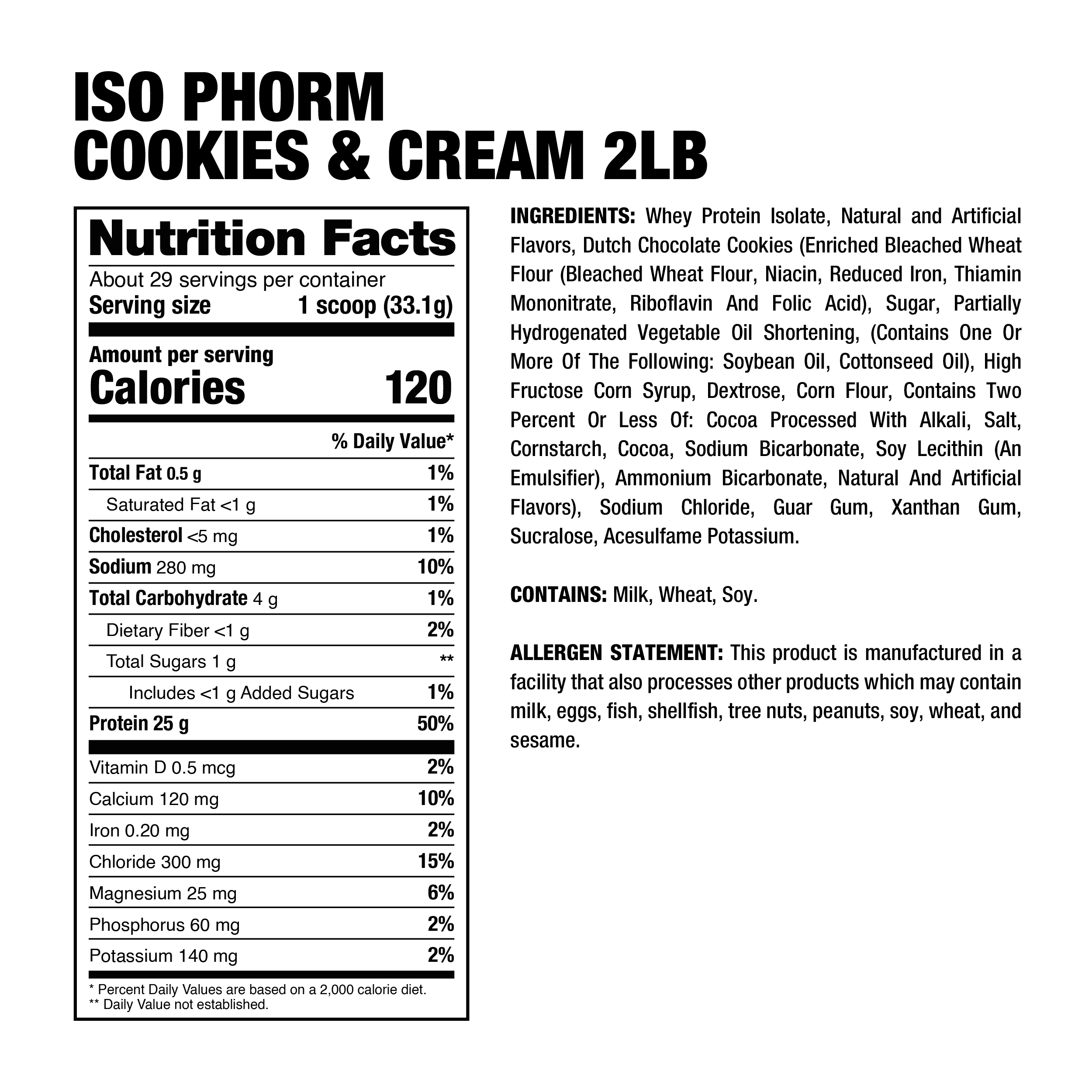 ISOPHORM - PREMIUM WHEY PROTEIN ISOLATE - 2Lb - Imagen 9