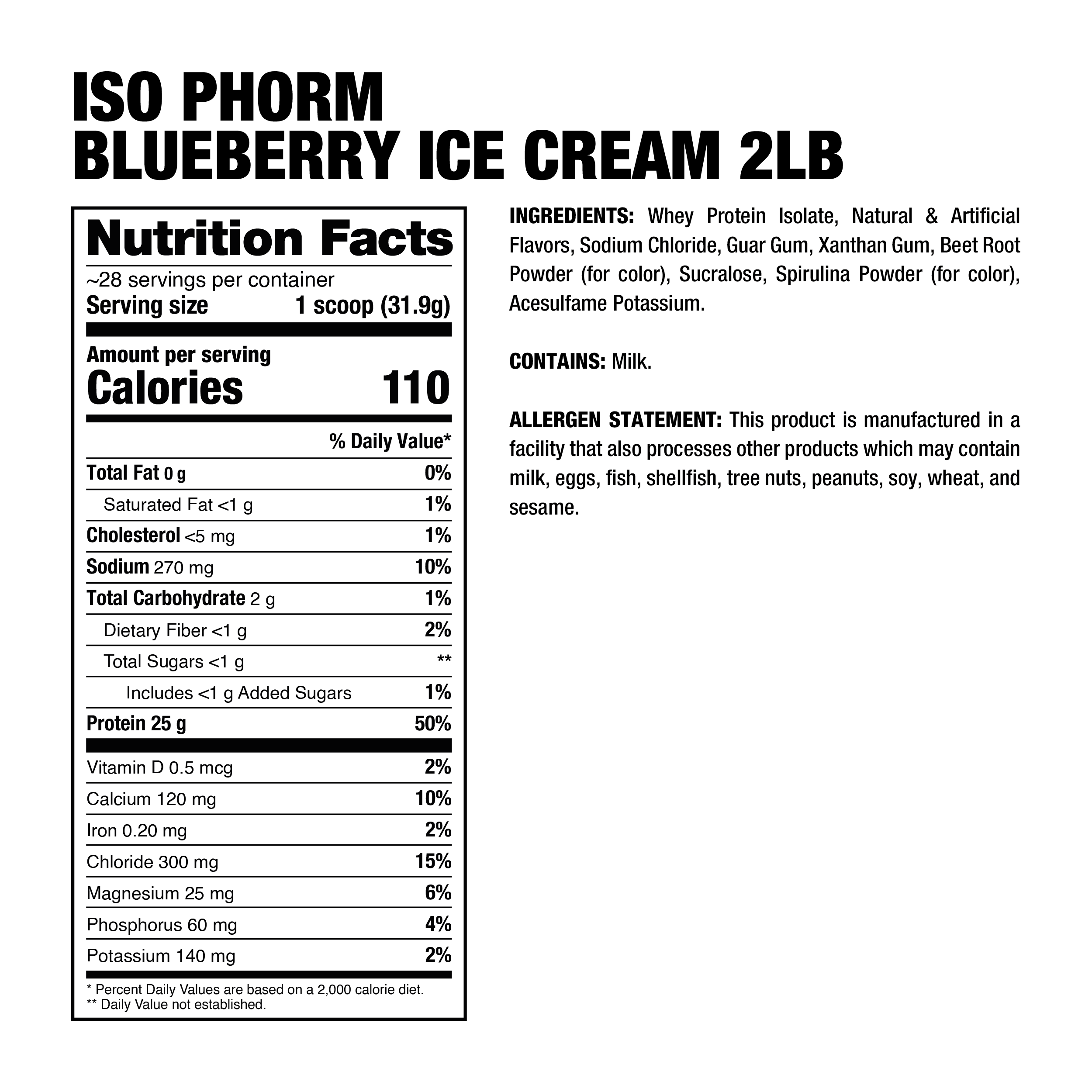 ISOPHORM - PREMIUM WHEY PROTEIN ISOLATE - 2Lb - Imagen 11