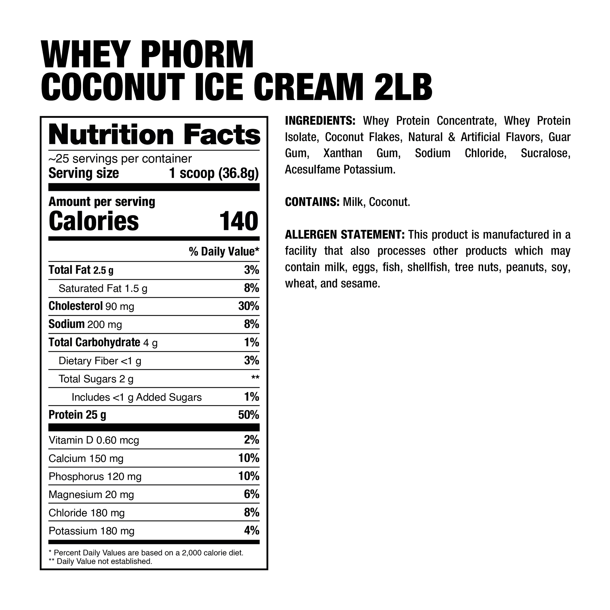 WHEYPHORM - PREMIUM WHEY PROTEIN MATRIX - 2Lb - Imagen 7