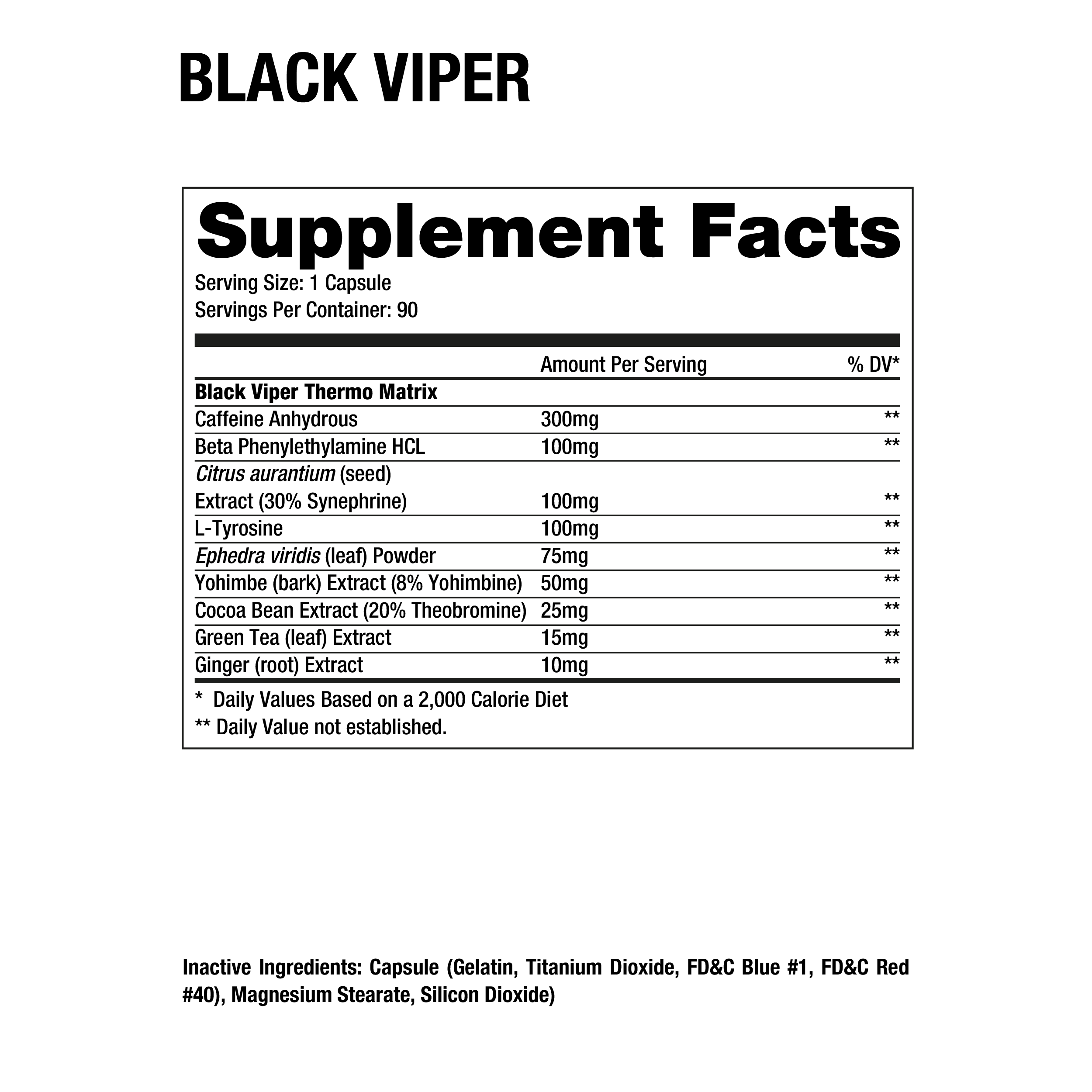 BLACK VIPER® - 90 caps - Imagen 5