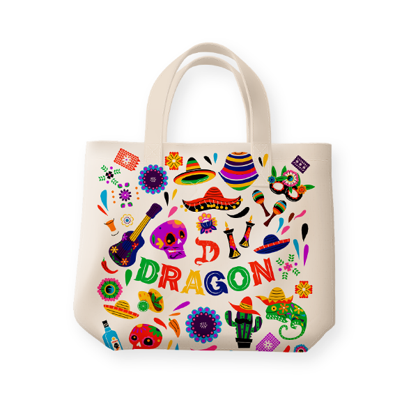 DRAGON TOTE BAG - Imagen 4